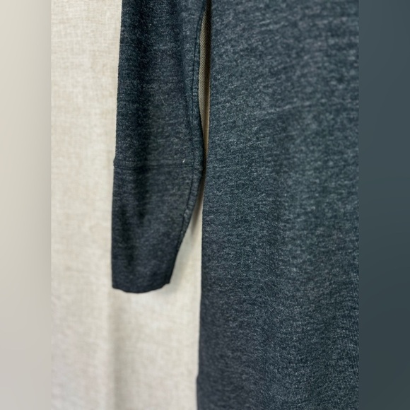 Prana merino blend sweatshirt dress charcoal grey size xs - Picture 14 of 15